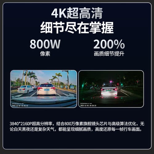 盯盯拍K5专用于荣威RX5/RX3/i6/iMAX8/MAX/PLUS科莱威行车记录仪 - 图1