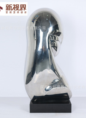 厂价直销不锈钢雕塑高档酒店会所抽象现代复古女人室内摆件艺术品