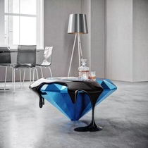 Willstyle Light Lavish GRP Profiled Diamond Magmatic tea table Prototype Board House Sale of Modern Art Electroplating Coffee Table