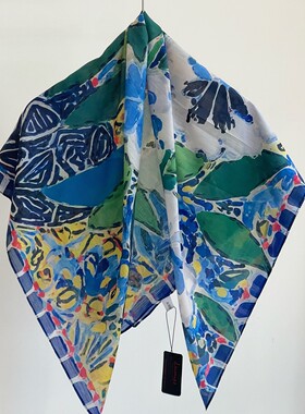 【90大方巾朵丽纱美院设计】云柔手感春夏方巾旅游护颈护脖防晒
