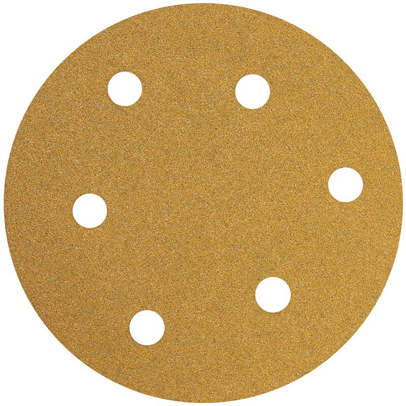 科迈迪干磨砂纸5寸6孔圆盘砂纸自粘抛光沙纸植绒打磨砂纸背绒砂纸,淘宝优惠券,粉丝福利购,淘宝优惠卷