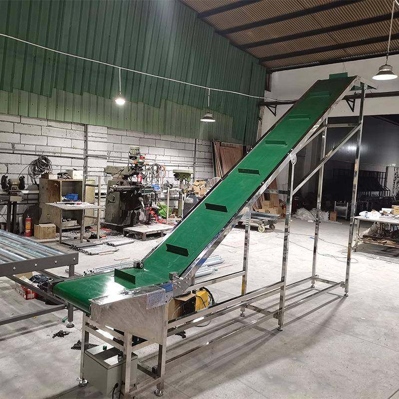 厂家直销皮带提升机 裙边挡条物料传送带输送线大倾角爬坡输送机,淘宝优惠券,粉丝福利购,淘宝优惠卷