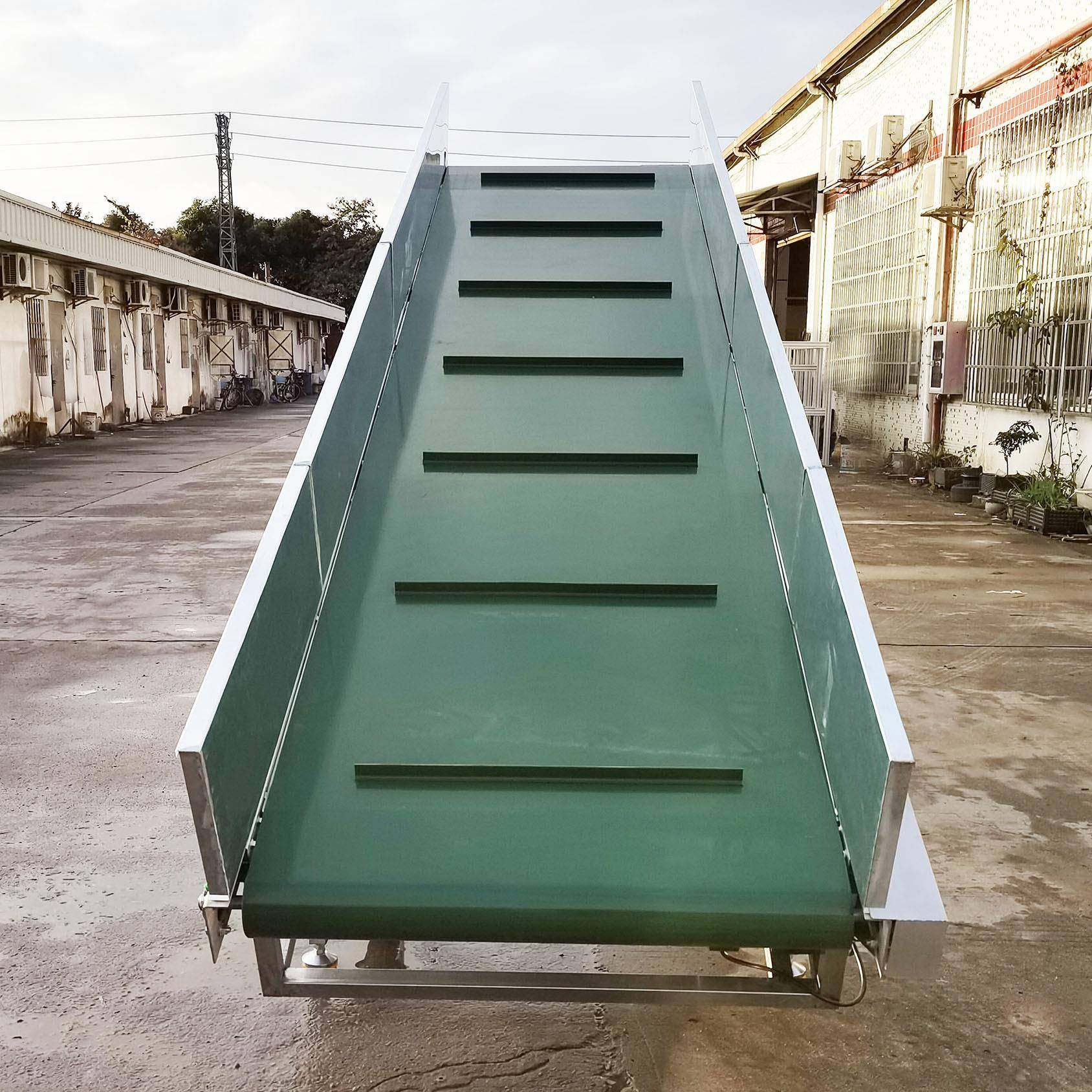 厂家直销皮带提升机 裙边挡条物料传送带输送线大倾角爬坡输送机,淘宝优惠券,粉丝福利购,淘宝优惠卷