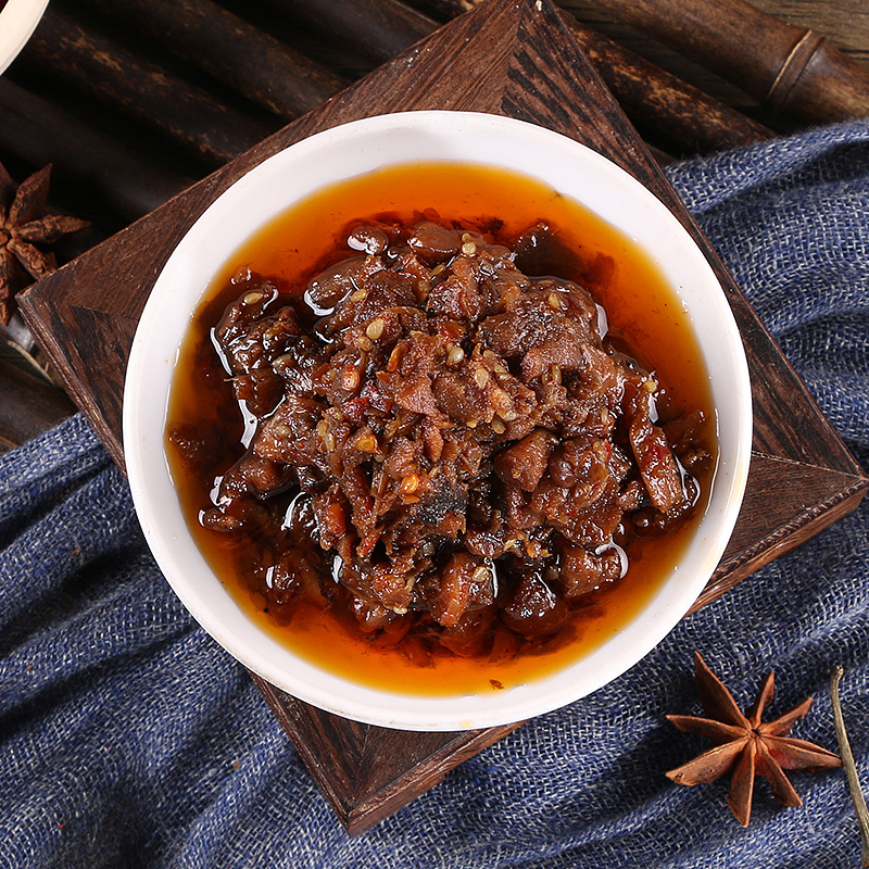 香菇酱牛肉酱正宗拌面拌饭酱香辣椒酱暴下饭菜火锅酱料调味品瓶装 - 图2