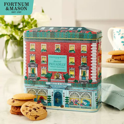 FortnumMason福南梅森曲奇英国零食皮卡迪利饼干音乐盒300g - 图3