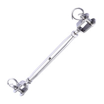 Marine European-style closed flower Ranking stainless steel 304316 closed flower Lands screw fork-shaped pipe body flower Lan