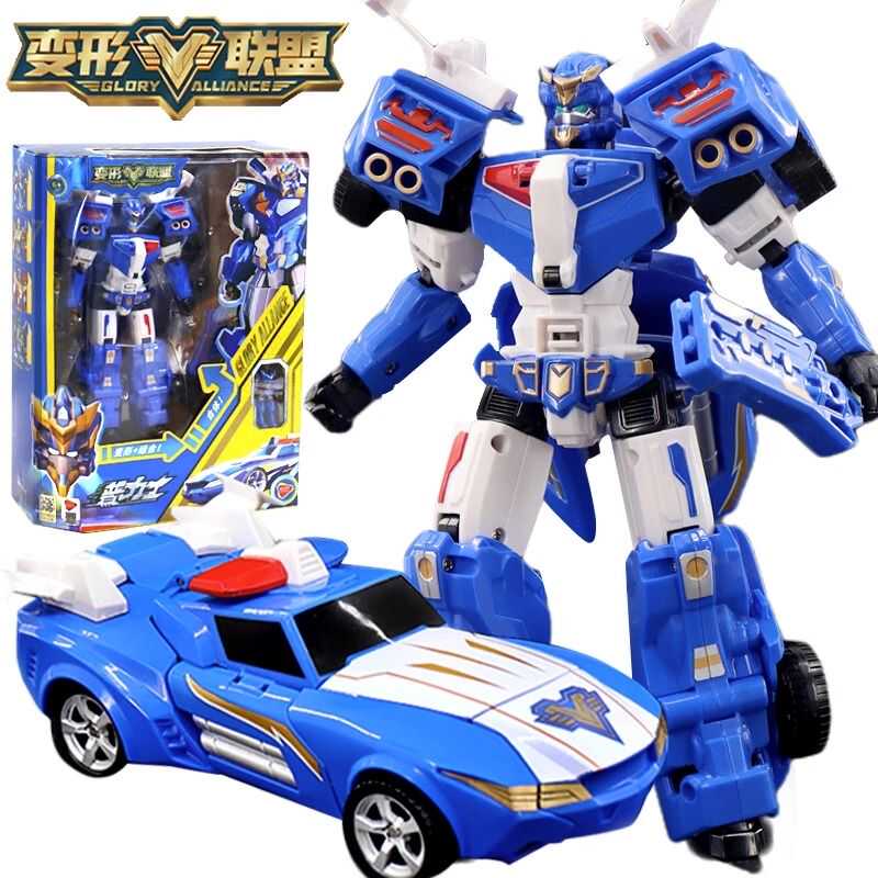 正版变形联盟汽车人变形玩具合体金刚儿童男孩机器人机甲手办模型 - 图1