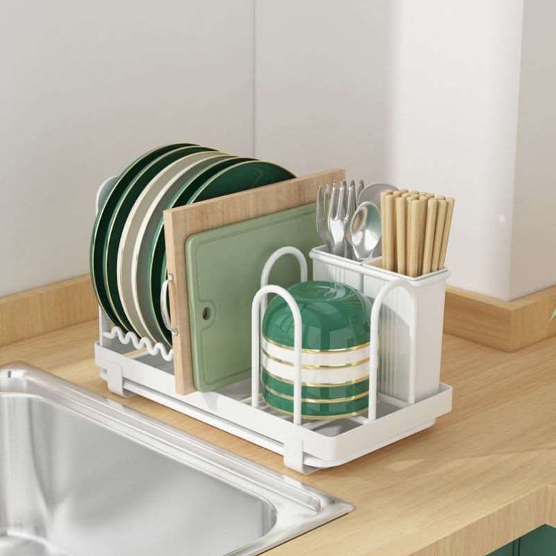 厨房沥水碗架台面放碗筷家用碗碟收纳架双层晾碗架碗筷碟子置物架 - 图1