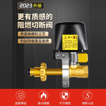 Gas Leakage Automatic Cut Off Valve Gas Steel Bottle Manipulator Double Tip Valve Guan Gas Valve Piping Day Gas Straight Off Valve