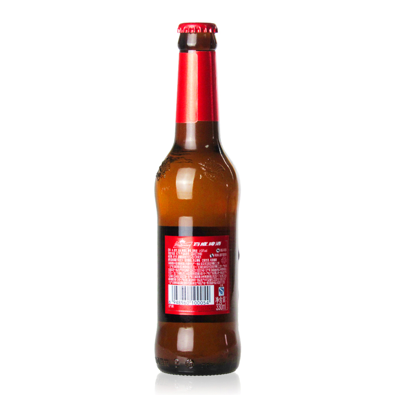 百威（BUDWEISER）瓶装啤酒美式拉格经典醇正330ml*24瓶整箱 - 图2