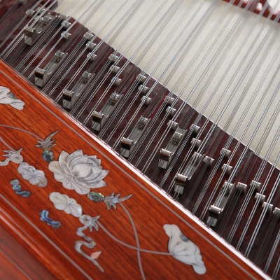 Promotion of red wood bay engraving 402 Yangqin Star playing professional Red c wood Yangqin Hai ethnic musical instrument manufacturer direct sales