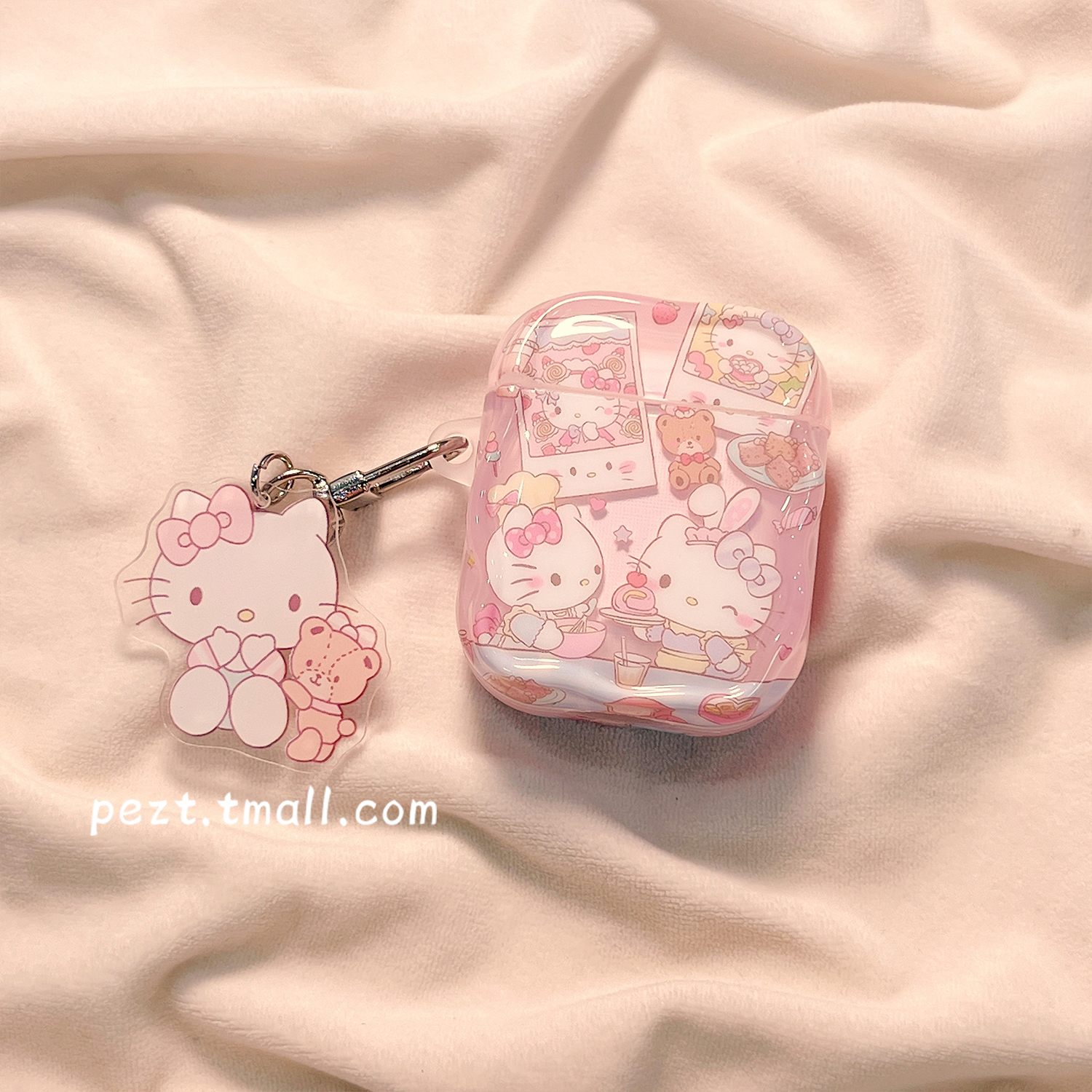 甜品hellokitty适用airpodspro3保护套新4代airpods3耳机壳二代苹果airpodspro2耳机保护套女款airpods4可爱 - 图0