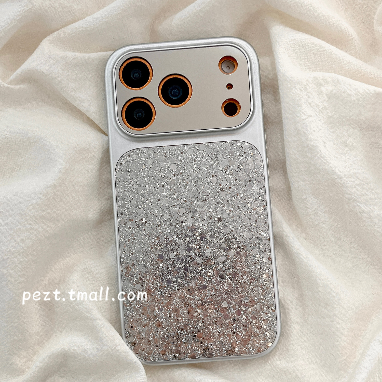 闪粉色镜子带磁吸支架适用苹果17手机壳镜面hellokitty轻奢iphone16promax高级感17promax新款15防摔16女全包,淘宝优惠券,粉丝福利购,淘宝优惠卷