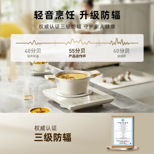 九阳电磁炉家用炒菜锅一体全套小型电池大功率正品官方旗舰店新款 - 图0
