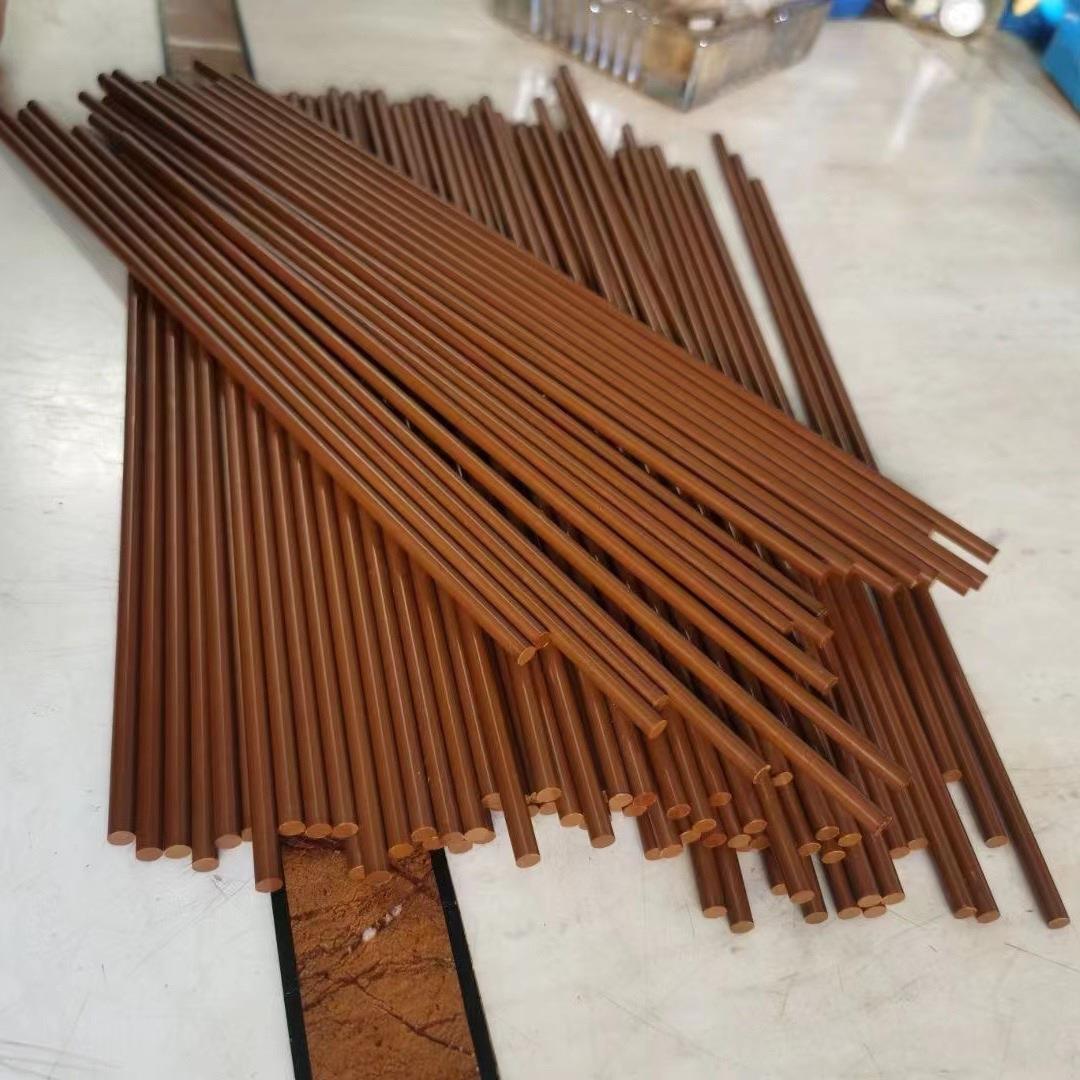 .进口1.8-100mm直径PI棒黑棕色Vespel-SP1 SP21 SP22料聚酰亚胺棒 - 图0