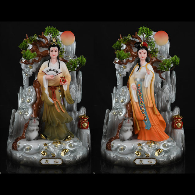 Hu, yellow, white, willow and gray man ornaments leader Tianba Tianganglong