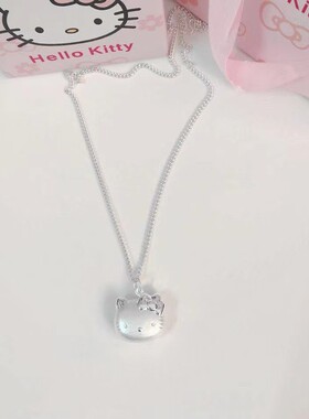 金项链女生高级感凯蒂猫吊坠