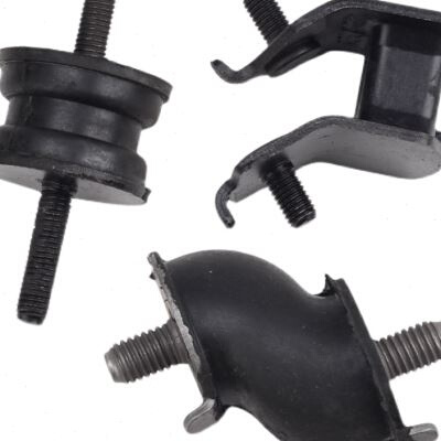 极速品电动车增程器减震塑胶垫汽油发电I机S型缓冲防震脚机架脚垫 - 图1