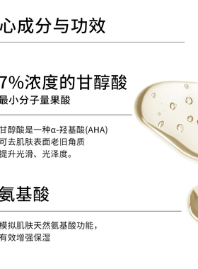 The Ordinary7%甘醇酸清洁湿敷水爽肤水果酸to果酸水100ml