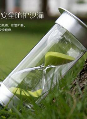 刷牙计时器3分钟银盖沙漏计时器防摔1-60分钟学生时间管理餐饮刻