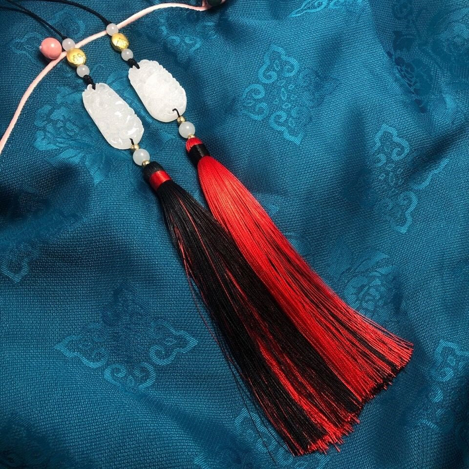 古风腰间配饰流苏小玉坠扇坠扇挂禁步旗袍压襟流苏汉服腰佩情侣