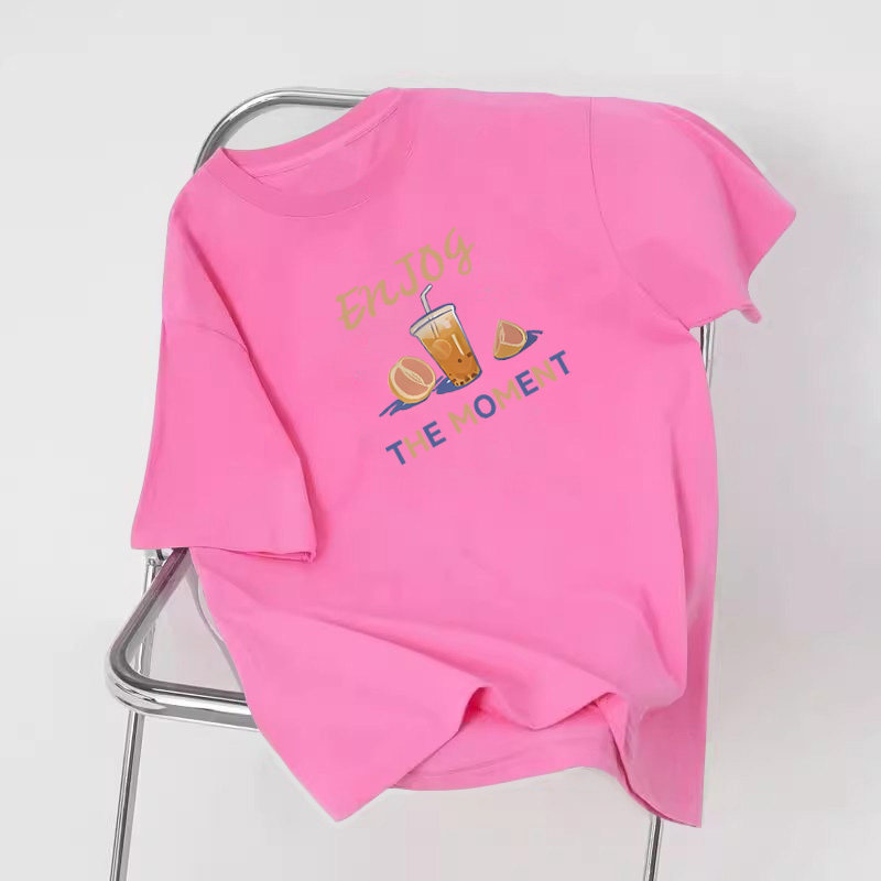 海外订单~清仓捡漏奥特莱斯外贸休闲简约印花纯棉女短袖T恤上衣服,淘宝优惠券,粉丝福利购,淘宝优惠卷