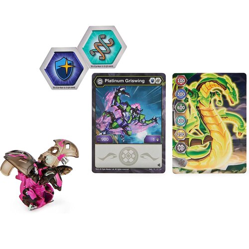 新款Bakugan legends爆丸小子发光合金变形对战独角龙透明BL爆丸 - 图1