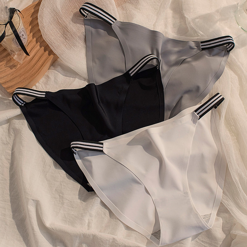 无痕冰丝内裤女士纯棉裆丁字裤纯欲性感少女生运动透气薄款三角裤,淘宝优惠券,粉丝福利购,淘宝优惠卷