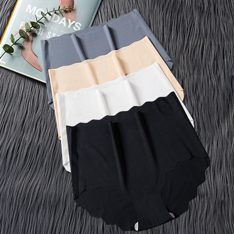 高腰冰丝无痕纯棉裆夏季提臀三角裤 闪妖女三角裤