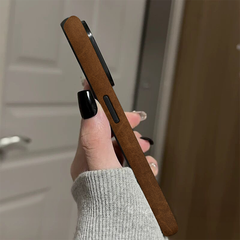 适用苹果15promax手机壳iPhone16新款iP14/13女12简约棕色xsmax创意个性8高级11防摔套7小众plus菲林二合一xr,淘宝优惠券,粉丝福利购,淘宝优惠卷