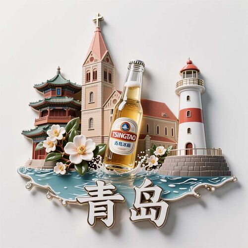 中国风城市大理丽江旅游景点金属冰箱贴立体实用磁吸贴文创纪念品 - 图1