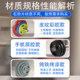 Odor-free cast iron inner core film with multiple specifications and colors