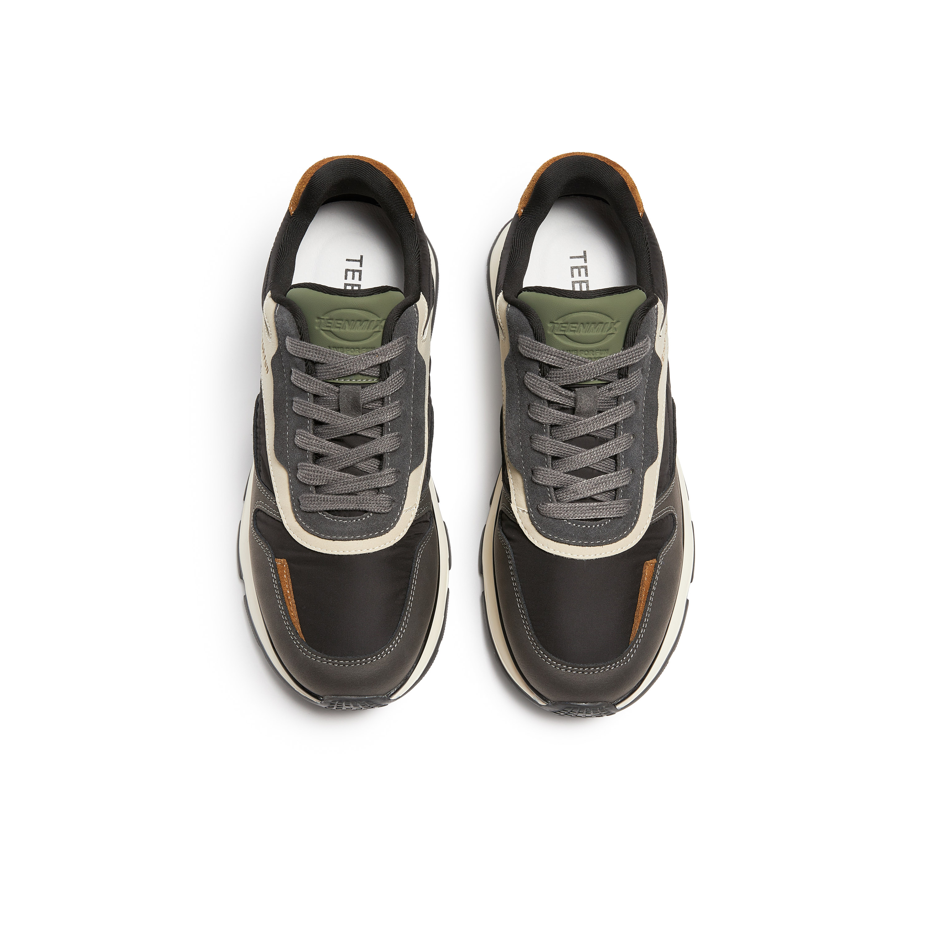 天美意2026春新款商场同款运动百搭休闲复古男德训鞋3ZM01AM6 - 图1