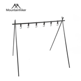 Клиенты горы на открытом воздухе на открытом воздухе Стеллаж дикий лагерь алюминиевый сплав Стент Стент подвесные полки открытые лагеря многопрофессиональные складные полки