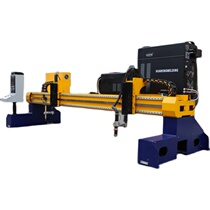Fully automatic gantry type numerical control flame plasma straight strip laser cutting machine Dual-purpose Hua Yuan fine ultra-thick plate