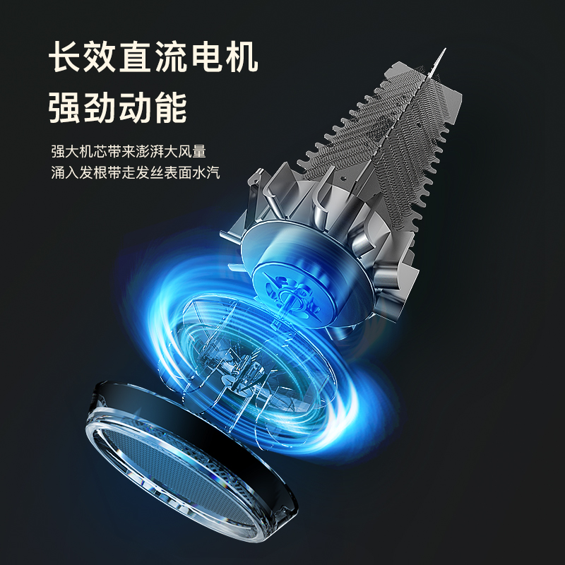 康夫电吹风机家用滋养护发大风力速干发廊发型师专用大风力风筒