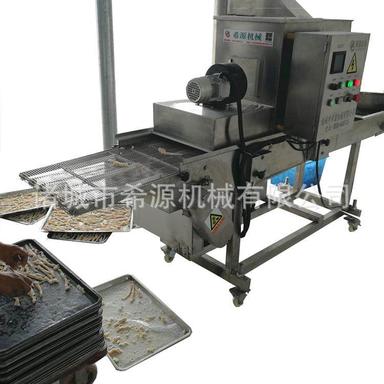 裹浆鲤鱼油炸流水线葡萄鱼排骨上浆油炸线草鱼预制菜挂浆油炸机,淘宝优惠券,粉丝福利购,淘宝优惠卷