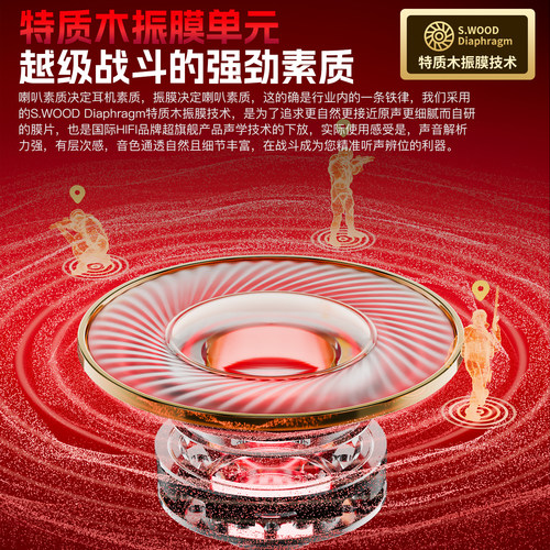 竹林鸟青龙ZG1 Ultra专业电竞入耳式有线游戏耳机电脑手机通用USB - 图0