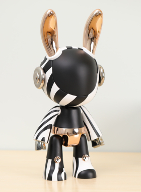 宙月兔现代轻奢客厅潮玩摆件