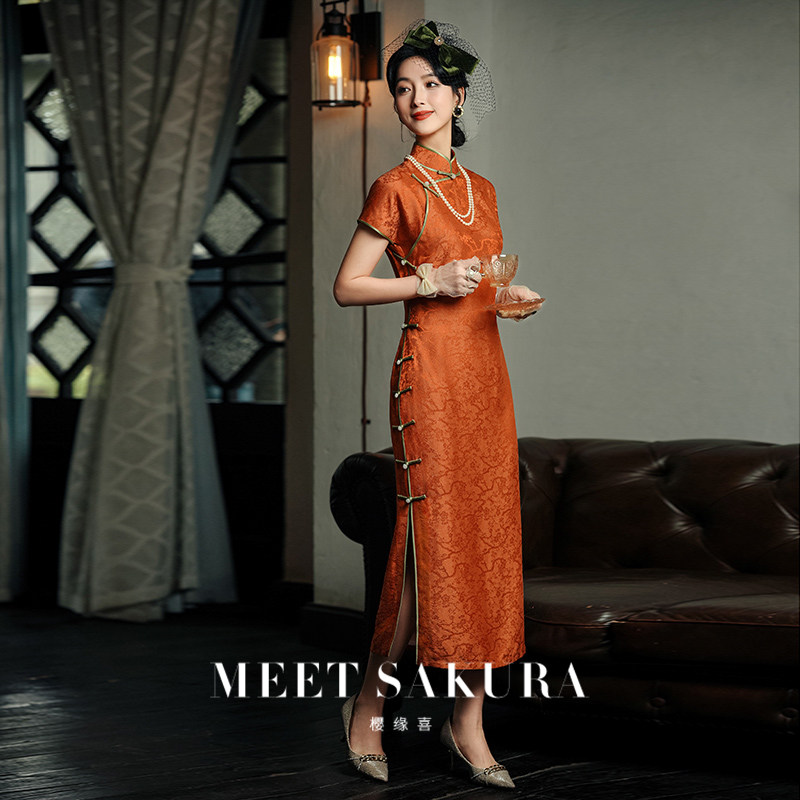  樱缘喜旗袍