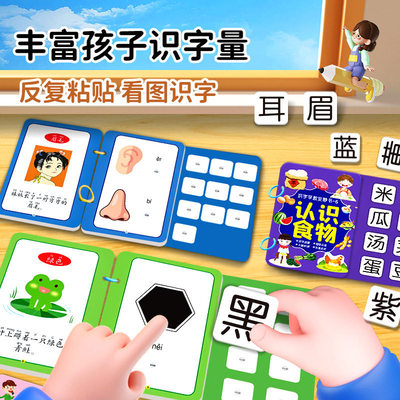 2-6岁宝宝识字早教安静书
