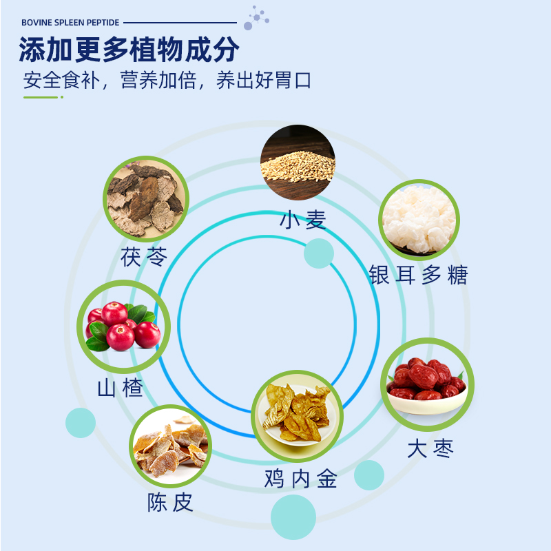 脾氨肽口服液爱立维小分子肽牛脾肽呵护儿童宝宝脾胃脾氨肽冻干粉