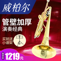 P Weiberl trumpet instrument downfall B-tune trumpet bronze pipe music beginner test-level pipe band VTR-125