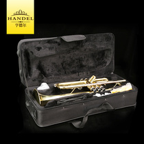 Hendel drop B tone trumpet instrument Childrens adult beginner coo grade phosphorus copper blow pipe professional playing brass band