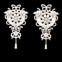 New products European-style decoration applique living-room bedroom background wall hollowed-out flower PS material imitation plaster ceiling corner floral