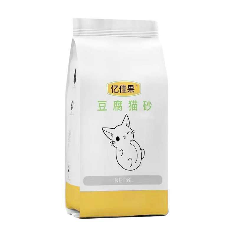 绿茶豆腐猫砂6L原味豆r腐砂除臭无尘猫沙用品猫砂9.910公斤20 - 图0