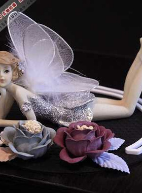 极速欧式新款车内迷你中控台可爱摆件吊脚娃娃天使花X仙子女神车