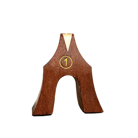 红木黑檀古筝琴码单个筝码防滑雁柱敦通用调琴码1-21号全套配件