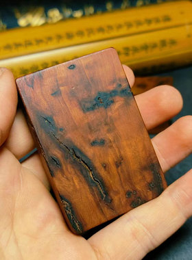 天然雷击雷焦枣木雷击木无事牌项链吊坠46牌原木道家木质挂件