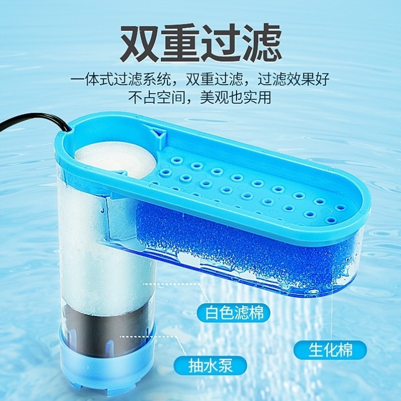 宠物龟乌龟缸新款迷你生态龟缸容器饲养招财养家客厅箱桌专用懒人,淘宝优惠券,粉丝福利购,淘宝优惠卷